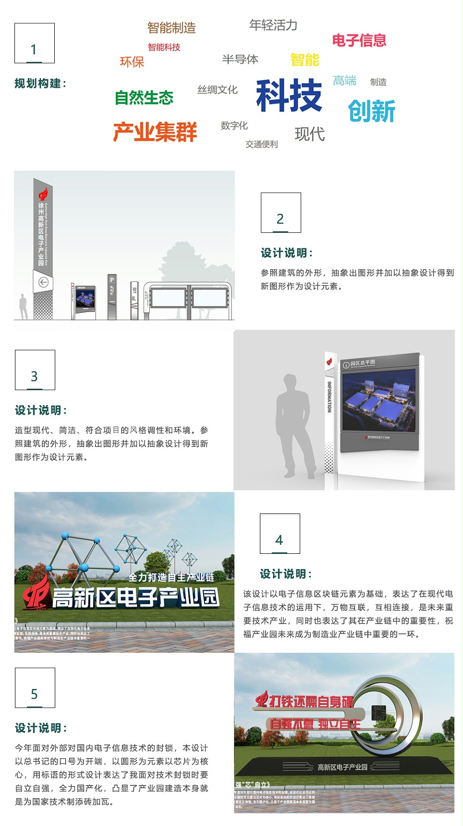 徐州高新區電子產業園導視設計方案